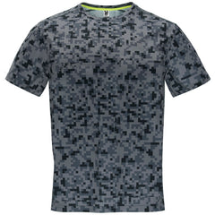 Camiseta Assen CA0201 Hombre Pixel Negro personalizable con bordado, serigrafia y DTF | LogoLider