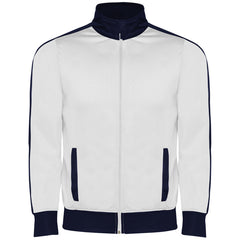 Chandal Esparta CH0338 Hombre Blanco/Marino personalizable con bordado, serigrafia y DTF | LogoLider
