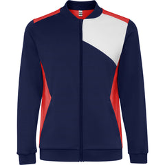 Sudadera Leros SU0340 Hombre Rojo/Marino personalizable con bordado, serigrafia y DTF | LogoLider