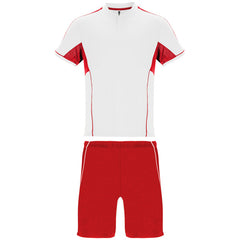 Conjunto deportivo Boca CJ0346 Hombre Blanco/Rojo personalizable con bordado, serigrafia y DTF | LogoLider