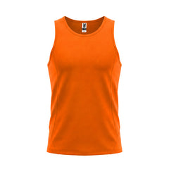 Equipacion padel Andre PD0350 Hombre Naranja Fluor personalizable con bordado, serigrafia y DTF | LogoLider