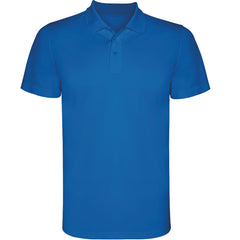 Polo Monzha PO0404 Hombre Royal personalizable con bordado, serigrafia y DTF | LogoLider