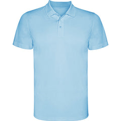 Polo Monzha PO0404 Hombre Celeste personalizable con bordado, serigrafia y DTF | LogoLider