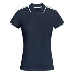 Polo Tamil Woman PO0409 Mujer Marino/Blanco personalizable con bordado, serigrafia y DTF | LogoLider