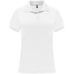 Polo Monzha Woman PO0410 Mujer Blanco personalizable con bordado, serigrafia y DTF | LogoLider