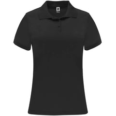 Polo Monzha Woman PO0410 Mujer Negro personalizable con bordado, serigrafia y DTF | LogoLider