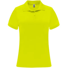 Polo Monzha Woman PO0410 Mujer Amarillo Fluor personalizable con bordado, serigrafia y DTF | LogoLider