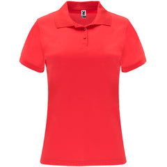 Polo Monzha Woman PO0410 Mujer Rojo personalizable con bordado, serigrafia y DTF | LogoLider