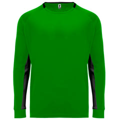 Camiseta Porto CA0413 Hombre Verde Helecho/Negro personalizable con bordado, serigrafia y DTF | LogoLider