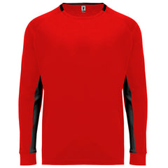 Camiseta Porto CA0413 Hombre Rojo/Negro personalizable con bordado, serigrafia y DTF | LogoLider