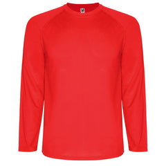 Camiseta Montecarlo L/S CA0415 Hombre Rojo personalizable con bordado, serigrafia y DTF | LogoLider