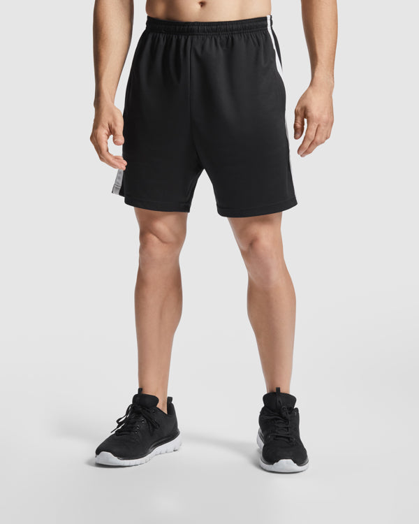 Bermuda Lazio BE0418 Hombre Negro personalizable con bordado, serigrafia y DTF | LogoLider