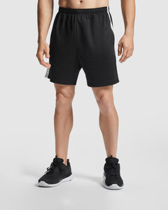 Bermuda Lazio BE0418 Hombre Negro personalizable con bordado, serigrafia y DTF | LogoLider
