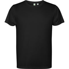 Camiseta Estoril CA0430 Hombre Negro personalizable con bordado, serigrafia y DTF | LogoLider