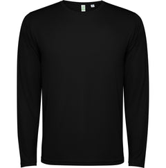 Camiseta Estoril L/S CA0432 Unisex Negro personalizable con bordado, serigrafia y DTF | LogoLider