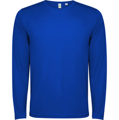 Camiseta Estoril L/S CA0432 Unisex Royal personalizable con bordado, serigrafia y DTF | LogoLider