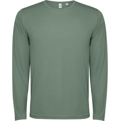 Camiseta Estoril L/S CA0432 Unisex Verde Laurel personalizable con bordado, serigrafia y DTF | LogoLider