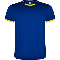 Conjunto deportivo Racing CJ0452 Hombre Amarillo/Royal personalizable con bordado, serigrafia y DTF | LogoLider