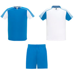 Conjunto deportivo Juve CJ0525 Hombre Blanco/Royal personalizable con bordado, serigrafia y DTF | LogoLider