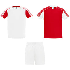 Conjunto deportivo Juve CJ0525 Hombre Blanco/Rojo personalizable con bordado, serigrafia y DTF | LogoLider