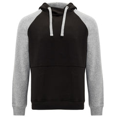 Sudadera Badet SU1058 Unisex Negro/Gris Vigoré personalizable con bordado, serigrafia y DTF | LogoLider