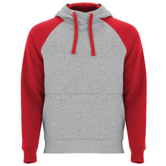 Sudadera Badet SU1058 Unisex (Gris Vigore/Purpura / Gris Vigore/Rojo / Rojo/Marino) Unisex Gris Vigore/Rojo personalizable con bordado, serigrafia y DTF | LogoLider