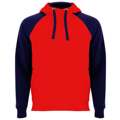 Sudadera Badet SU1058 Unisex (Gris Vigore/Purpura / Gris Vigore/Rojo / Rojo/Marino) Unisex Rojo/Marino personalizable con bordado, serigrafia y DTF | LogoLider