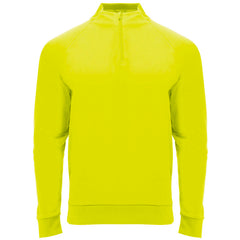 Sudadera Epiro SU1115 Hombre Amarillo Fluor personalizable con bordado, serigrafia y DTF | LogoLider