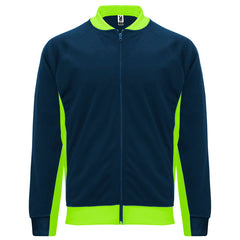 Chaqueta Iliada CQ1116 Hombre Marino/Verde Fluor personalizable con bordado, serigrafia y DTF | LogoLider