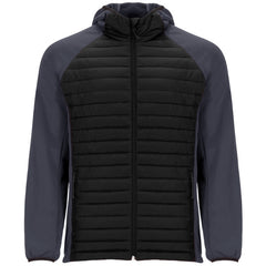 Chaqueta Minsk CQ1120 Hombre Negro/Plomo personalizable con bordado, serigrafia y DTF | LogoLider