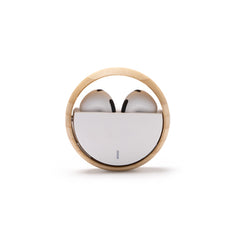 Auriculares boton AURON EP1285 Blanco personalizable con tu logo | LogoLider