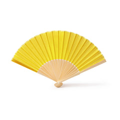 Abanicos LIDIA FN1617 Amarillo personalizable con tu logo | LogoLider