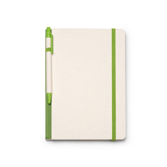Libreta YORIS NB1624 Verde oasis personalizable con tu logo | LogoLider