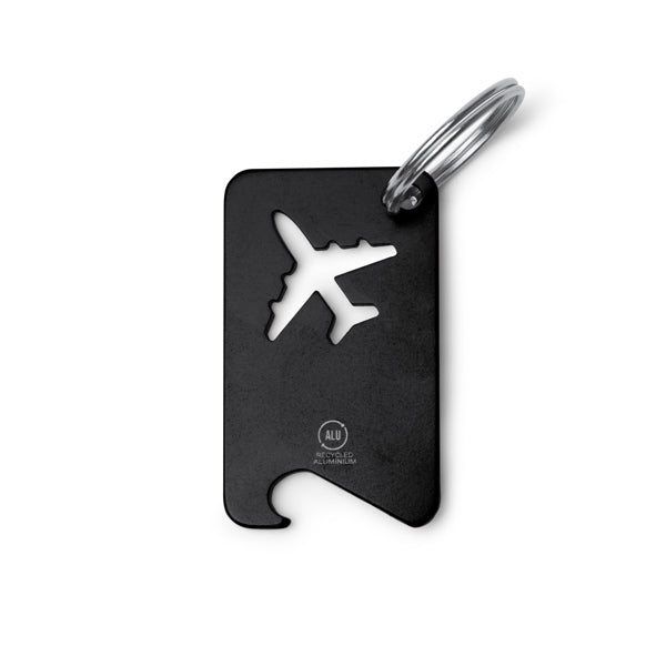 Llavero FLAPIK KO1876 Negro personalizable con tu logo | LogoLider