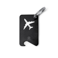 Llavero FLAPIK KO1876 Negro personalizable con tu logo | LogoLider