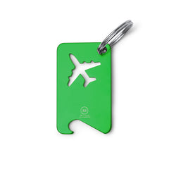 Llavero FLAPIK KO1876 Verde helecho personalizable con tu logo | LogoLider