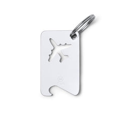 Llavero FLAPIK KO1876 Plata personalizable con tu logo | LogoLider