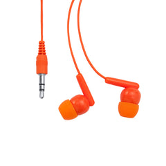 Auriculares boton PUNK EP3301 Naranja personalizable con tu logo | LogoLider