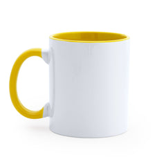 Tazas y vajilla MANGO MD4001 Blanco/amarillo personalizable con tu logo | LogoLider