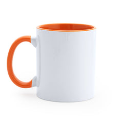 Tazas y vajilla MANGO MD4001 Blanco/naranja personalizable con tu logo | LogoLider