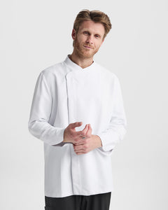 Chaqueta Dabiz CQ4500 Unisex Blanco personalizable con bordado, serigrafia y DTF | LogoLider