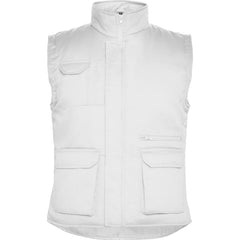 Chaleco Almanzor CC5067 Hombre Blanco personalizable con bordado, serigrafia y DTF | LogoLider