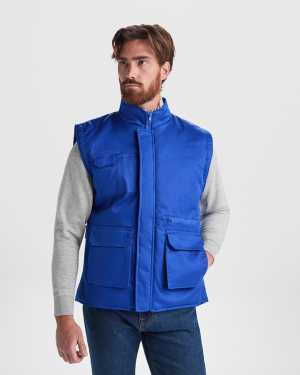 Chaleco Almanzor CC5067 Hombre Blanco personalizable con bordado, serigrafia y DTF | LogoLider