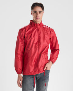 Chubasquero Escocia CB5074 Hombre Negro personalizable con bordado, serigrafia y DTF | LogoLider