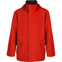 Parka Europa PK5077 Hombre Rojo personalizable con bordado, serigrafia y DTF | LogoLider