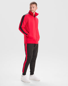 Chandal Creta CH6410 Hombre Negro personalizable con bordado, serigrafia y DTF | LogoLider