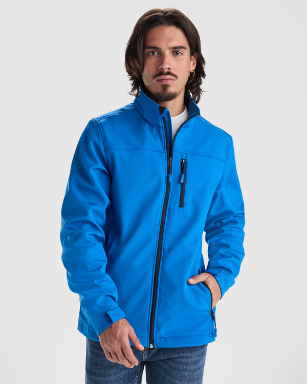 Softshell Antartida SS6432 Hombre Blanco Perla personalizable con bordado, serigrafia y DTF | LogoLider
