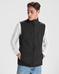 Softshell Quebec SS6438 Hombre Negro personalizable con bordado, serigrafia y DTF | LogoLider