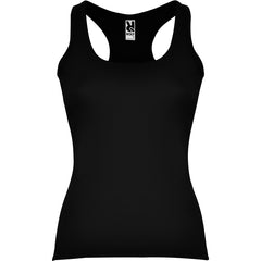 Camiseta Carolina CA6517 Mujer Negro personalizable con bordado, serigrafia y DTF | LogoLider