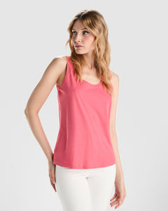 Camiseta Nara CA6536 Mujer Blanco personalizable con bordado, serigrafia y DTF | LogoLider